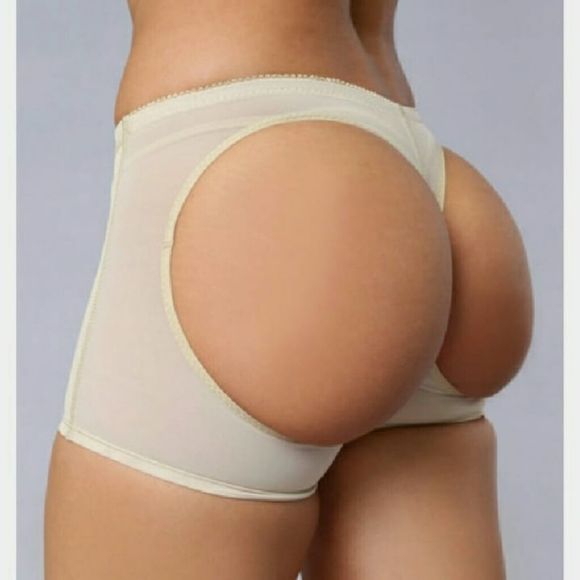 BEIGE BUTT LIFTER BODY SHAPER UNDERWEAR - Picture 1 of 4